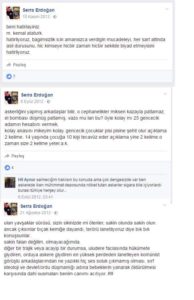 Serra Erdoğan'ın bazı sosyal medya paylaşımları