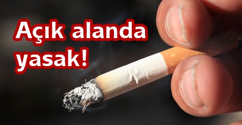 Açık alanda yasak